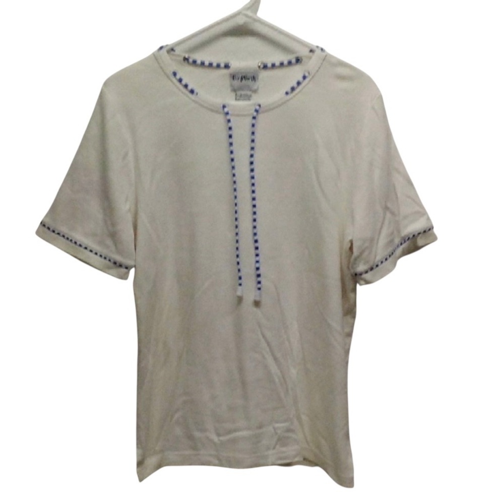 BonWorth Women's White Short Sleeve Shirt